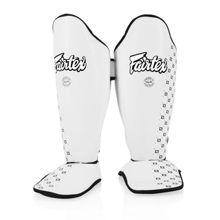 Scheenbeschermers Fairtex Wedstrijd SP5 met voetbeschermers Wit 