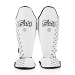 Scheenbeschermers Fairtex Wedstrijd SP5 met voetbeschermers Wit 