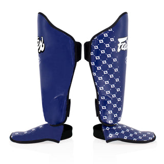 Scheenbeschermers Fairtex Competitie SP5 met blauwe voetbeschermers 