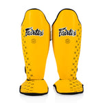 Scheenbeschermers Fairtex Competitie SP5 met gele voetbescherming 