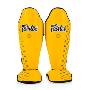 Scheenbeschermers Fairtex Competitie SP5 met gele voetbescherming 