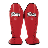 Scheenbeschermers Fairtex Competitie SP5 met rode voetbeschermers 