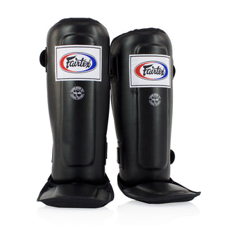 Scheenbeschermers Fairtex Dubbel gewatteerde SP3 met voetsteun 