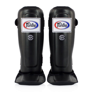 Scheenbeschermers Fairtex Dubbel gewatteerde SP3 met voetsteun 