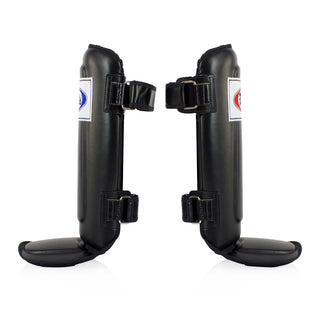 Scheenbeschermers Fairtex Dubbel gewatteerde SP3 met voetsteun 