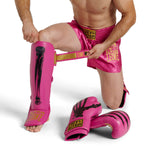 Scheenbeschermers Leone Iuter PT01IU met voetbescherming Fuchsia 