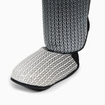 Scheenbeschermers met parapet Adidas Pro Kickboksen WAKO Zwart-wit 