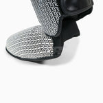 Scheenbeschermers met parapet Adidas Pro Kickboksen WAKO Zwart-wit 