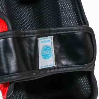 Scheenbeschermers met voetbescherming Adidas Pro Kickboksen WAKO Rood-wit 