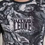 Rashguard Leone IUTER Barbed Wire AB06IU Zwart-Combat Arena