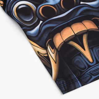 Rashguard Manto Barong korte mouwen Zwart-Combat Arena