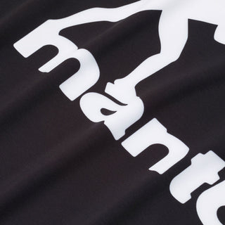 Rashguard Manto Logo Dubbele korte mouwen Zwart-Combat Arena
