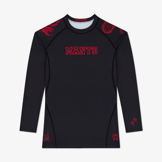 Rashguard Manto Miko maniche lunghe Nero-Combat Arena