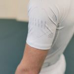 Rashguard Manto Shield maniche corte Bianco-Combat Arena