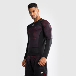 Rashguard Venum G-Fit Air lange mouwen Zwart-rood 