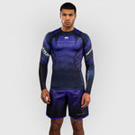 Rashguard Venum Tekken 8 Kazuya lange mouwen Zwart-paars-Combat Arena