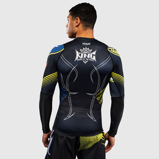 Rashguard Venum Tekken 8 King maniche lunghe Nero-giallo-Combat Arena