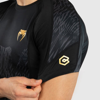 Rashguard Venum x Chimaev Wild Borz maniche corte Nero-Combat Arena