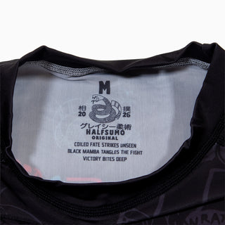 Rashguard Half Sumo Black Mamba Neon lange mouwen 