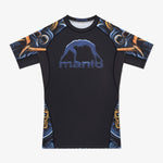 Rashguard Manto Barong korte mouwen Zwart 