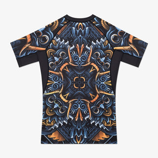 Rashguard Manto Barong korte mouwen Zwart 