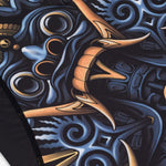 Rashguard Manto Barong korte mouwen Zwart 