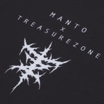 Rashguard Manto Treasure Zone korte mouwen zwart