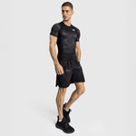 Rashguard Venum G-Fit Air korte mouwen Zwart-zand