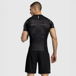 Rashguard Venum G-Fit Air korte mouwen Zwart-zand