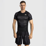 Rashguard Venum G-Fit Air korte mouwen Zwart-zand