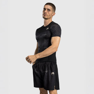 Rashguard Venum G-Fit Air korte mouwen Zwart-zand