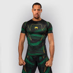 Rashguard Venum Matupa korte mouwen Zwart-groen 
