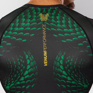 Rashguard Venum Matupa korte mouwen Zwart-groen 