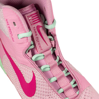 Worstelschoenen-Worstelen Nike Tawa Roze-groen-Combat Arena