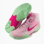 Worstelschoenen-Worstelen Nike Tawa Roze-groen-Combat Arena