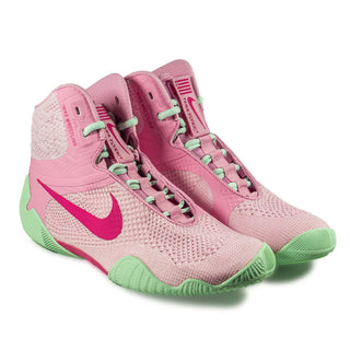 Worstelschoenen-Wrestling Nike Tawa Roze-groen 