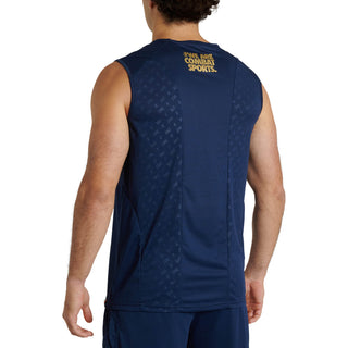 Mouwloos Leone DNA Logo ABX705 Blauw 
