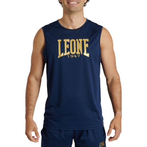Mouwloos Leone DNA Logo ABX705 Blauw 