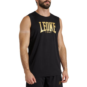 Mouwloos Leone DNA Logo ABX705 Zwart 