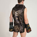 Boks mouwloos jas Leone Dolly Noire AB01DN 