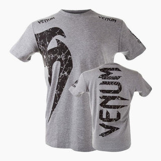 T-shirt in Katoen Venum Giant Grijs-Zwart 