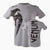 T-shirt in Katoen Venum Giant Grijs-Zwart 