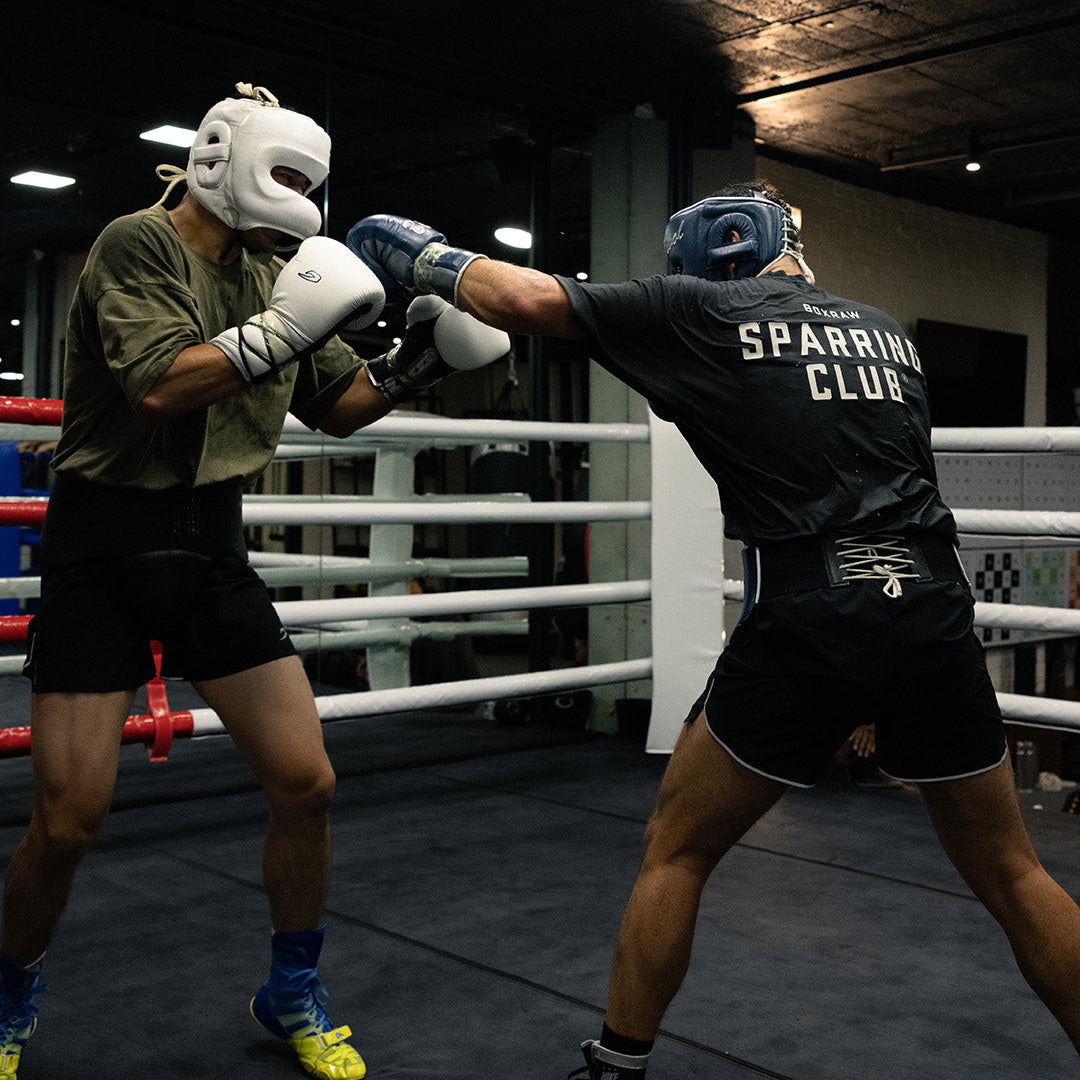 T-shirt Boxraw Sparring Club Oversize Zwart – Combat Arena