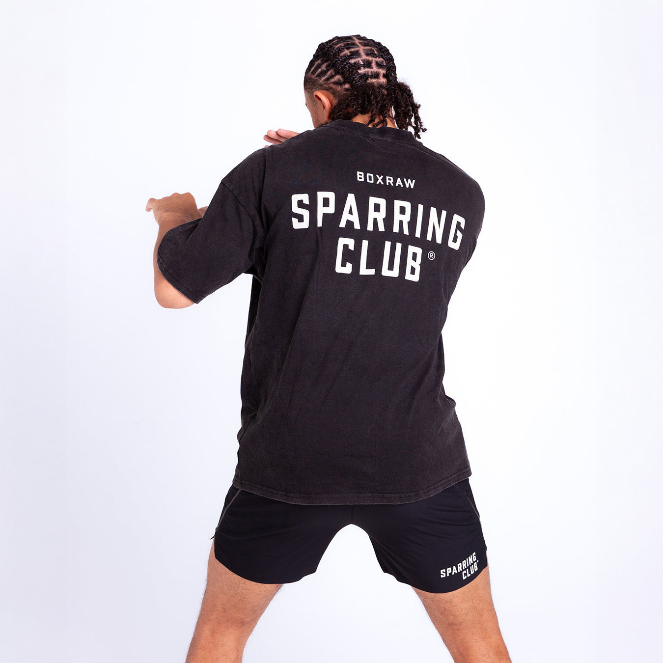 T-shirt Boxraw Sparring Club Oversize Zwart – Combat Arena