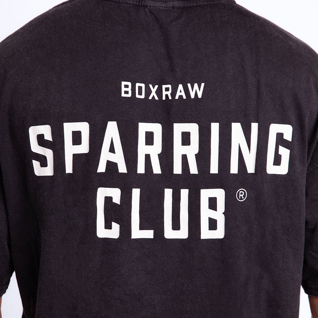 T-shirt Boxraw Sparring Club Oversize Zwart – Combat Arena