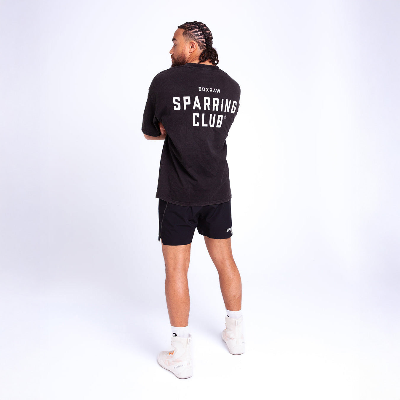 T-shirt Boxraw Sparring Club Oversize Zwart – Combat Arena