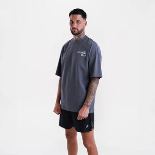 T-shirt Boxraw This Is My House Oversize Grigio-Combat Arena