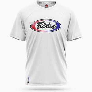 T-shirt Fairtex Vintage TST4 Bianco