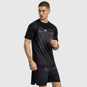 T-shirt Venum Air Dry Tech Nero-Combat Arena