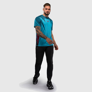 T-shirt Venum Attack 90 Dry Tech Turkoois-Combat Arena